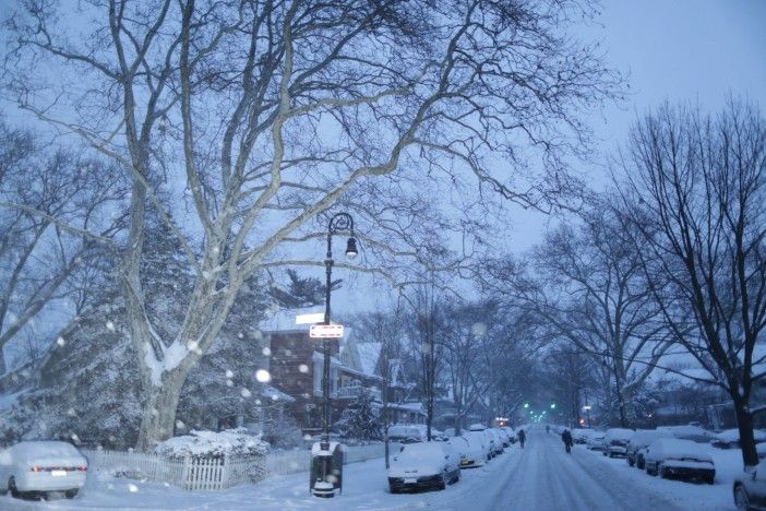 Matthew Bowman street snow