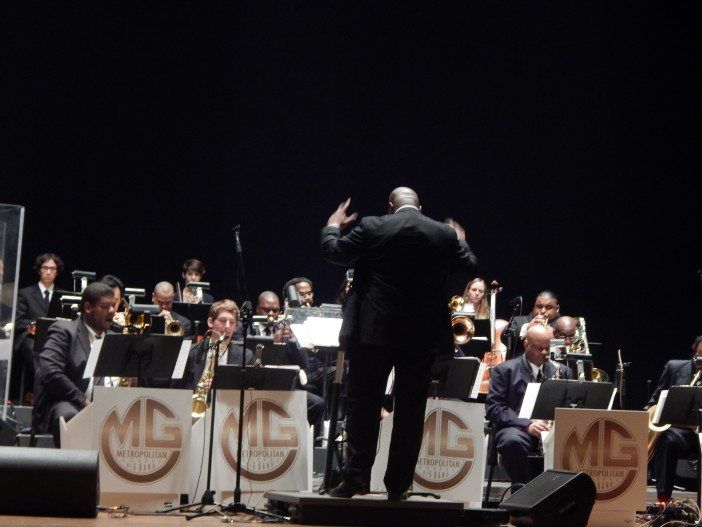 The Metropolitan Gospel Big Band kicked off the inauguration ceremony.