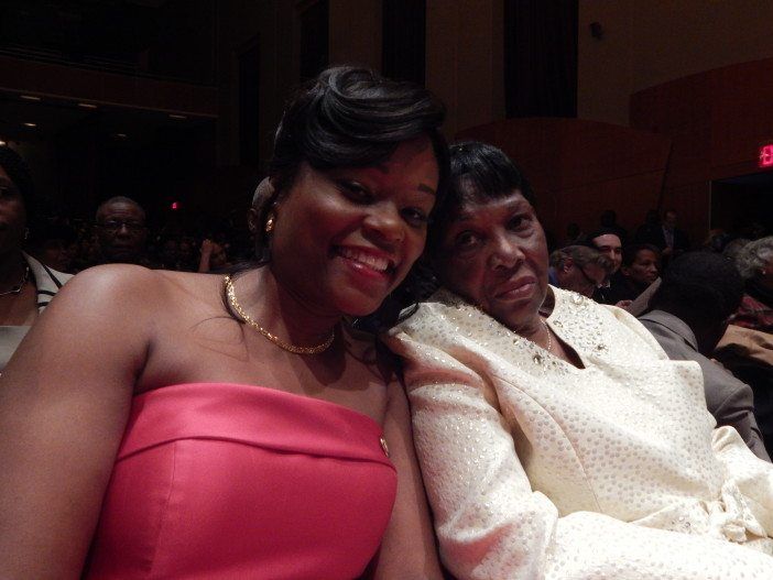 Rodneyse Bichotte with her mother, Marie Andrée Bichotte.