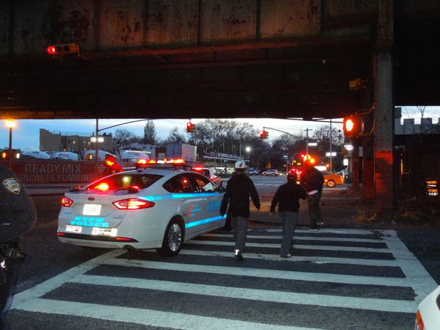 another cop  car and cops under bridge1