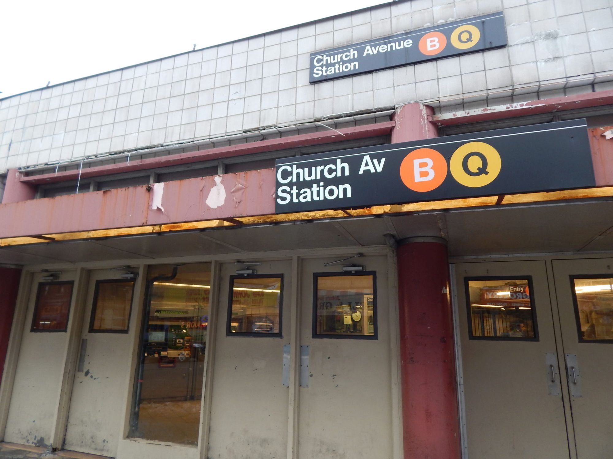 Church Avenue B:Q subway station