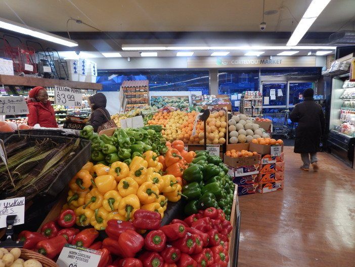 Cortelyou Market looking towards front of store