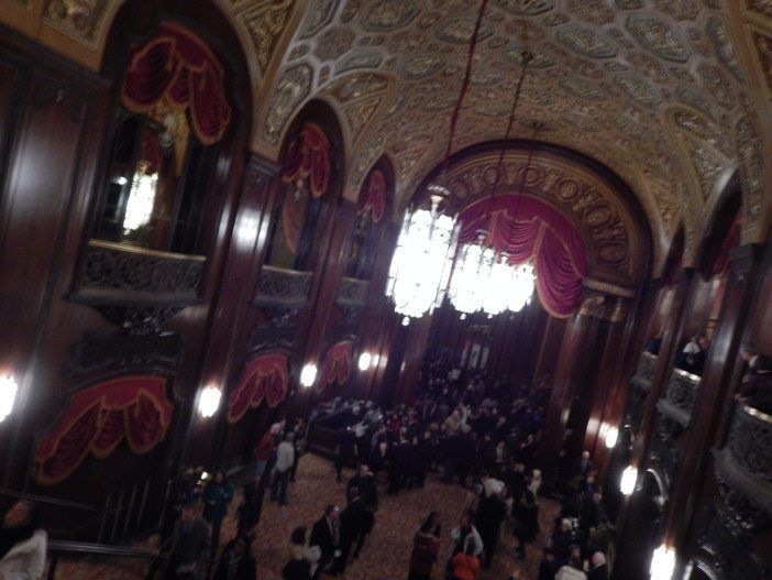 Diana Ross Kings Theatre lobby at staircase