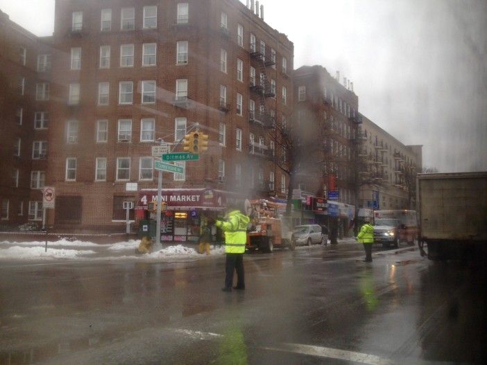 Ditmas Avenue and Coney Island Avenue traffic light out