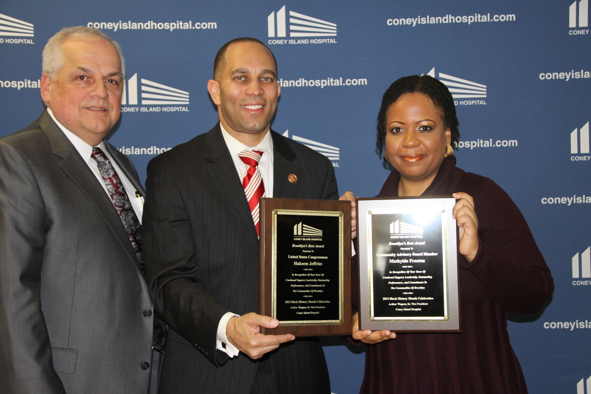 Congressman Hakeem Jeffries & Mathylde Frontus Honored For Efforts To Revitalize Coney Island