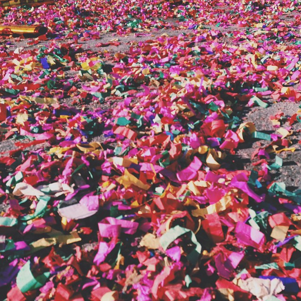 The colorful aftermath! Photo via ultraclay