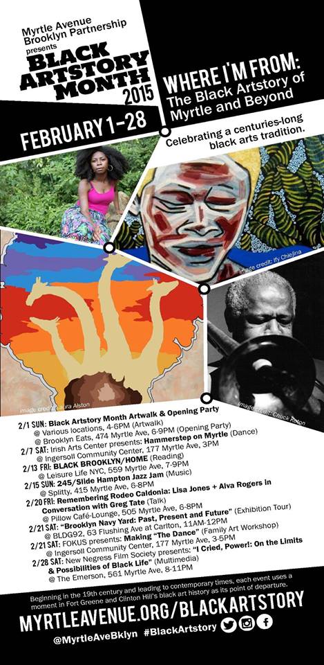 black artstory month flyer