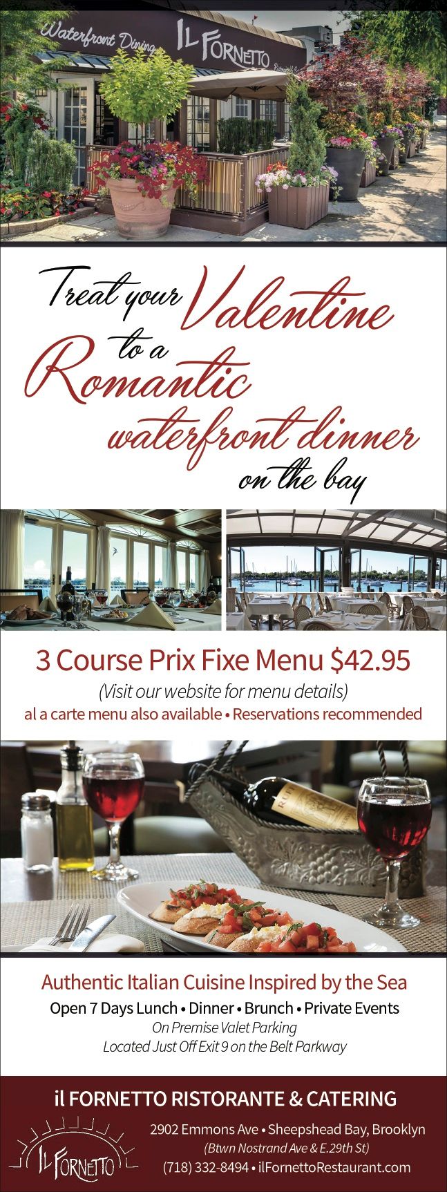 Treat Your Valentine To A Romantic Dinner At Il Fornetto! (Sponsored)