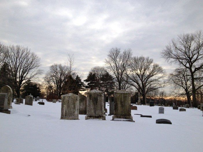 green-wood cemetery winter