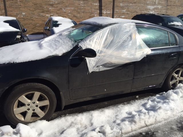 Jim Sullivan's car in the 73rd Precinct lot. Photo courtesy Jim Sullivan