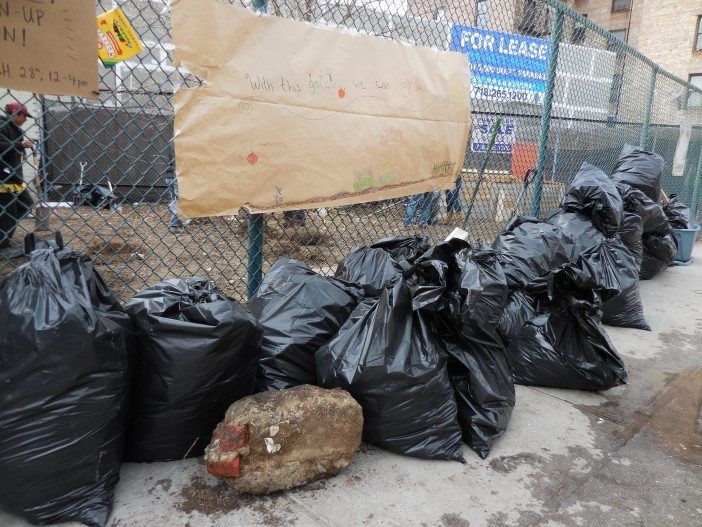 A lot of trash was collected! Photo by Nathan Thompson