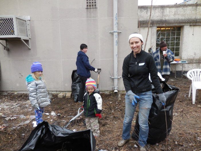 Volunteers of all ages came to lend their support. Photo by Nathan Thompson