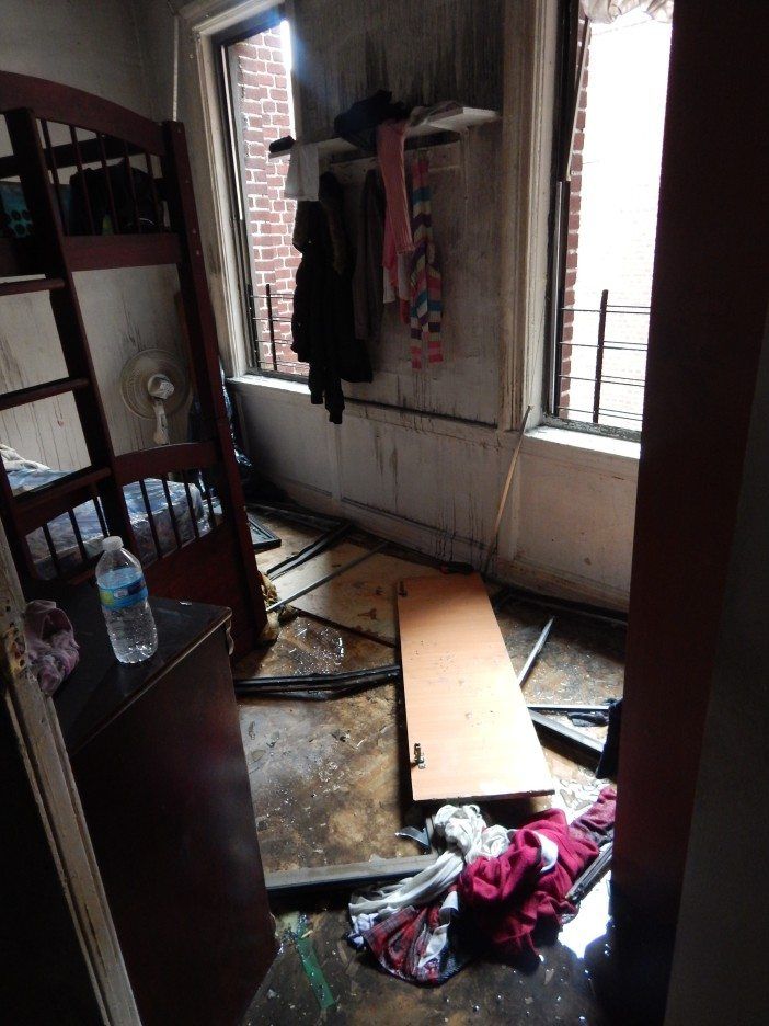 Everything in Ovando Darty's apartment was destroyed, including his children's bedroom.