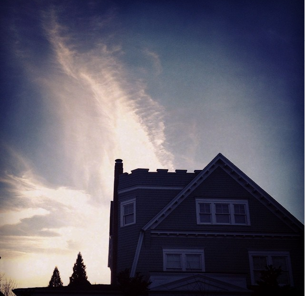 roof and sky