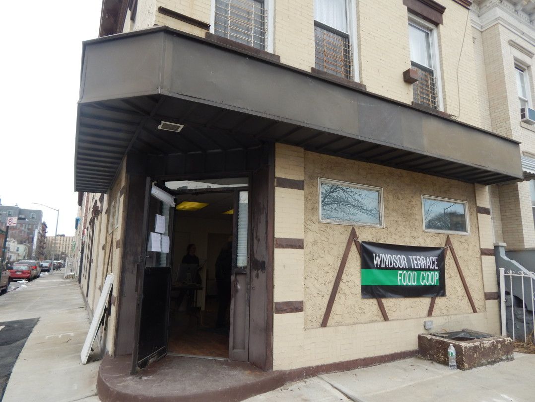 The Windsor Terrace Food Co-op is located at 825 Caton Avenue, by E. 8th Street.