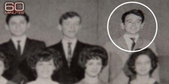 Larry David in his Shellbank Junior High School yearbook. (Source: 60 Minutes)