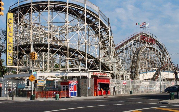 The Cyclone remains perhaps the most important icon of the Coney Island. Photo by Elise Feinstein.