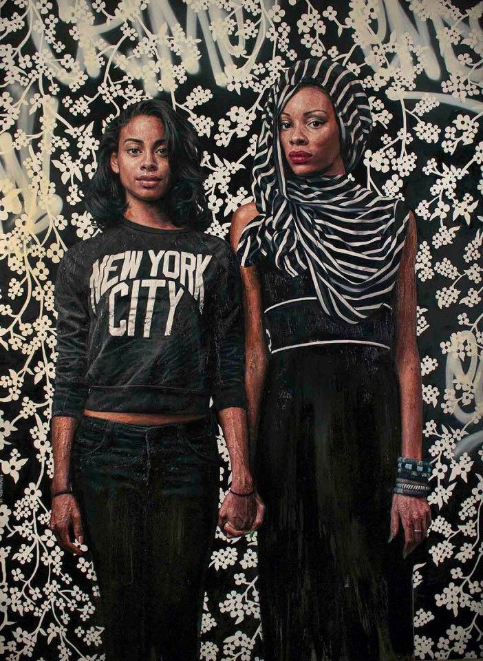 Tim Okamura's work "Harmony in Black and White," via Tim Okamura.