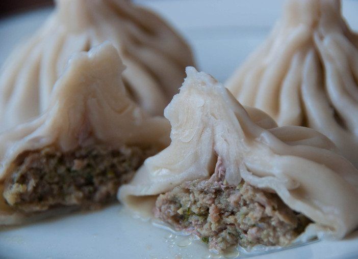 Khinkali Pork and Beef Soup Dumplings Recipe 