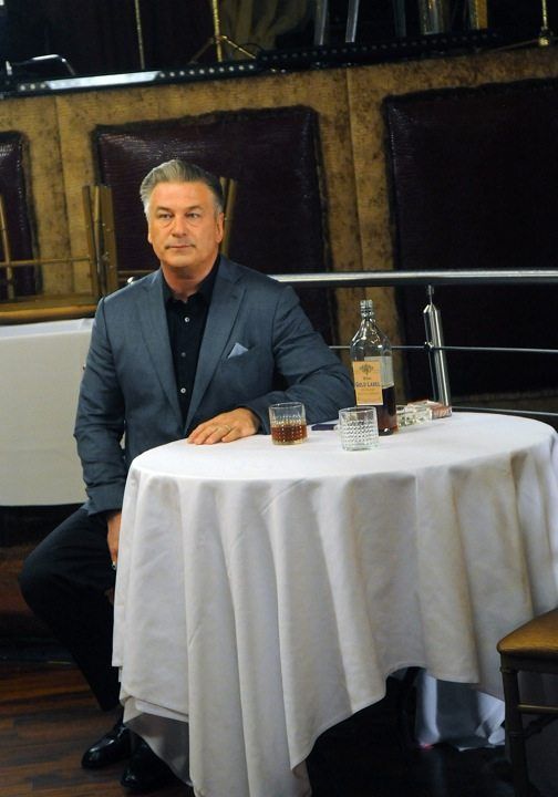 Alec Baldwin on set of Back in the Day. (Photo by Bobby Bank / bobbybank.com)