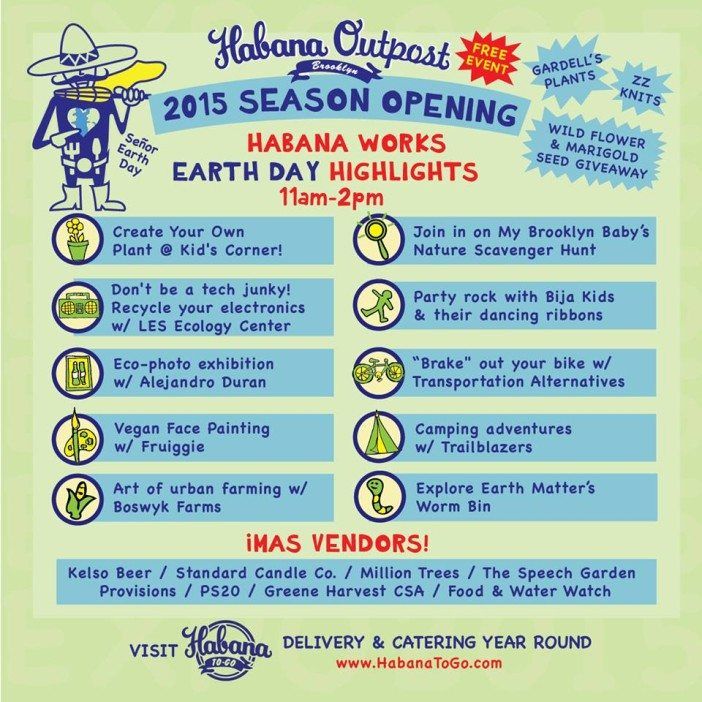 habana outpost earth day expo itinerary