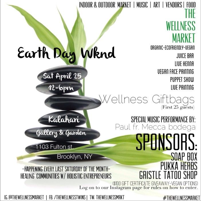 wellness market earth day event