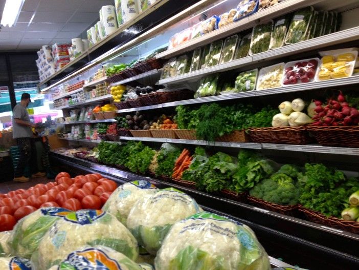 vegetables for sale at new apple tree in park slope