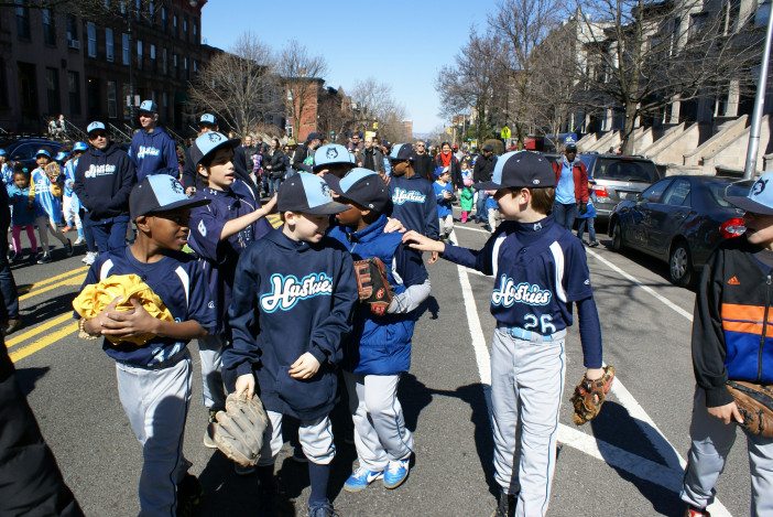 opening day parade in park slope