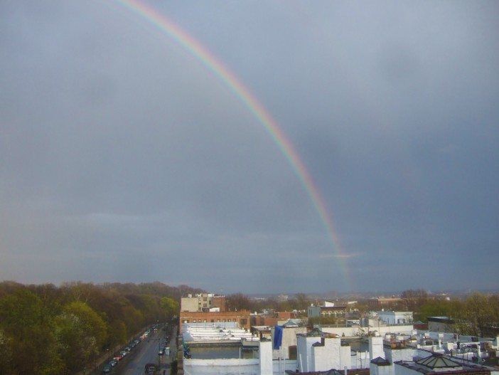 rainbow over windsor terrace