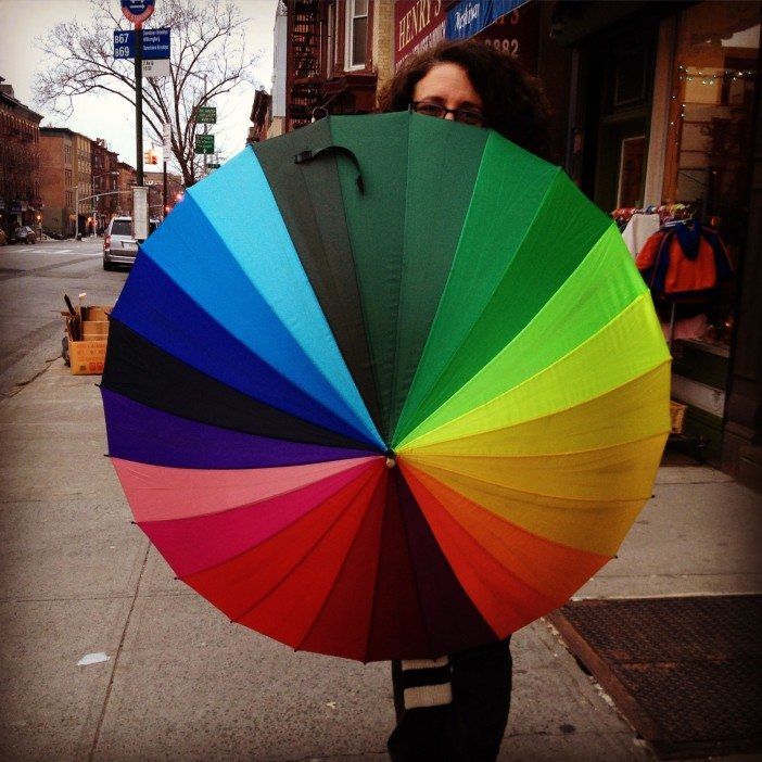 rainbow umbrella