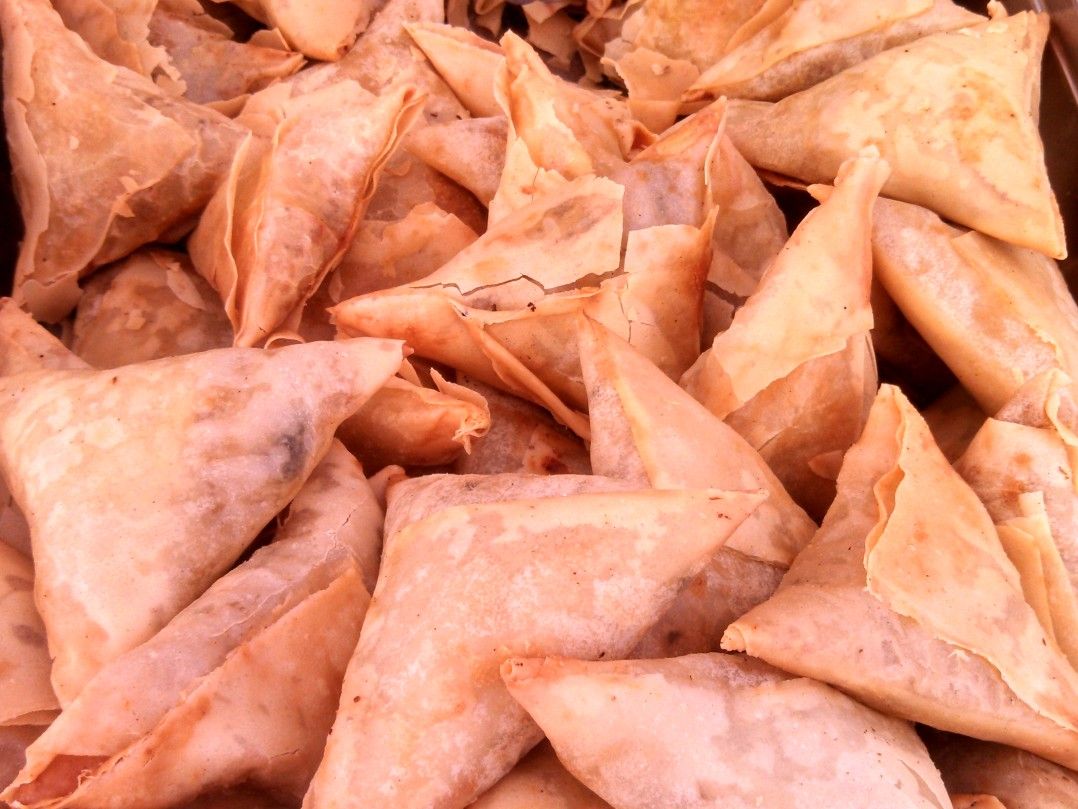 Samosas from Abdullah Sweets (91 Church Avenue).