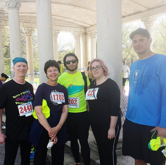 The Flatbush Food Co-op team at CAMBA's Healthy Way 5K on Sunday, May 3.