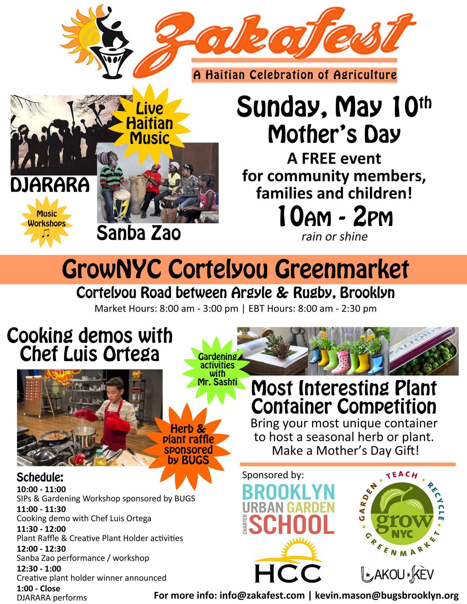 Celebrate Zakafest With Food, Music & More At The Cortelyou Greenmarket