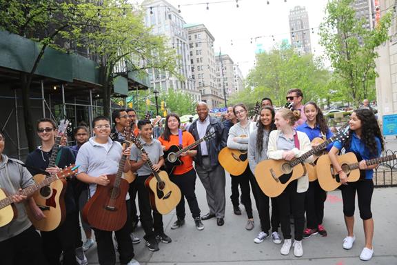 Brooklyn Schoolkids Are Taking Turns Making Music In Downtown Brooklyn; Fort Greene’s JHS 265 Performs June 10th