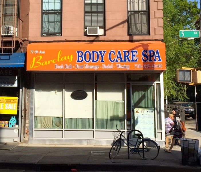 barclay body care spa at 77 5th avenue in park slope