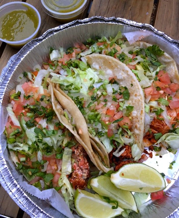 tacos from papi's grill in park slope