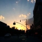 sunset over park slope