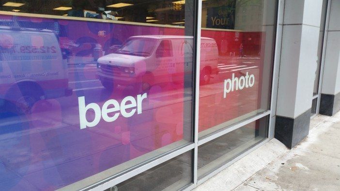 Beer and photos at CVS