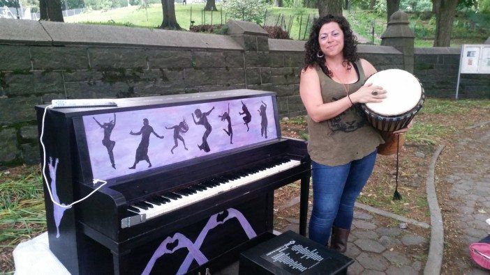 Sing for hope piano - henya ember - forthe Greene park