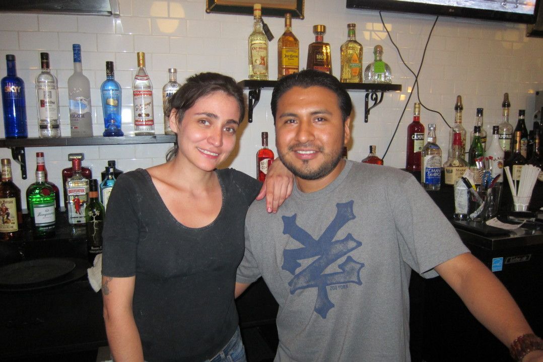 Church Bar bartenders Marcia and Juan.