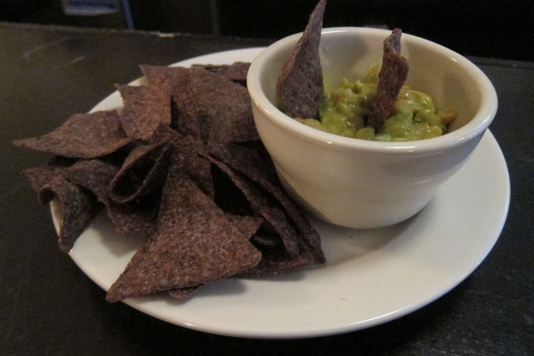 The bar's chips and guacamole