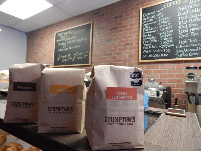 Coffee Z Stumptown with smooth menu