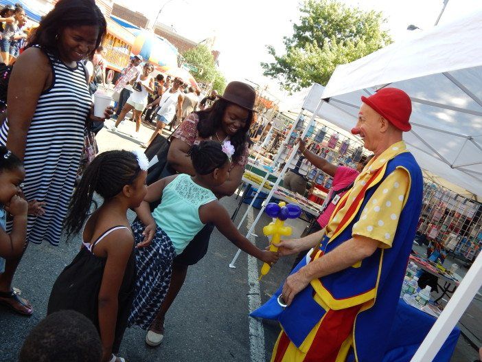 Flatbush Avenue Street Fair clown