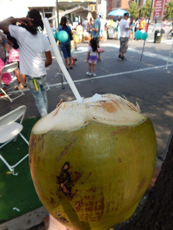 Flatbush Avenue Street Fair coconut