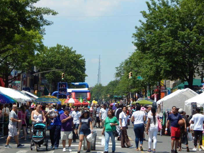 Flatbush Avenue Street Fair crowd