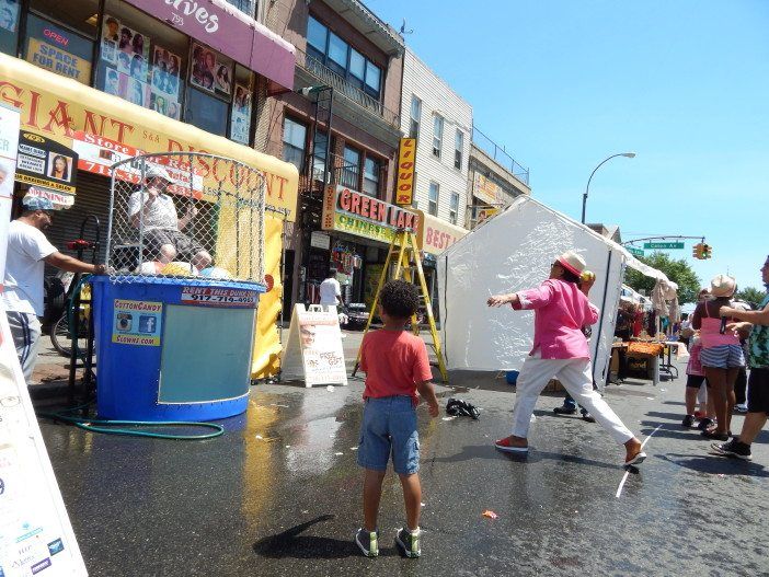 Flatbush Avenue Street Fair dunk tank