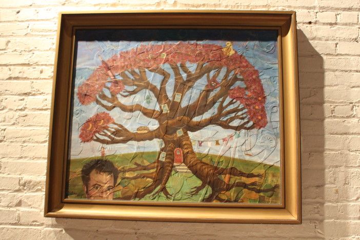 Artist Self Portrait with Tree of Life