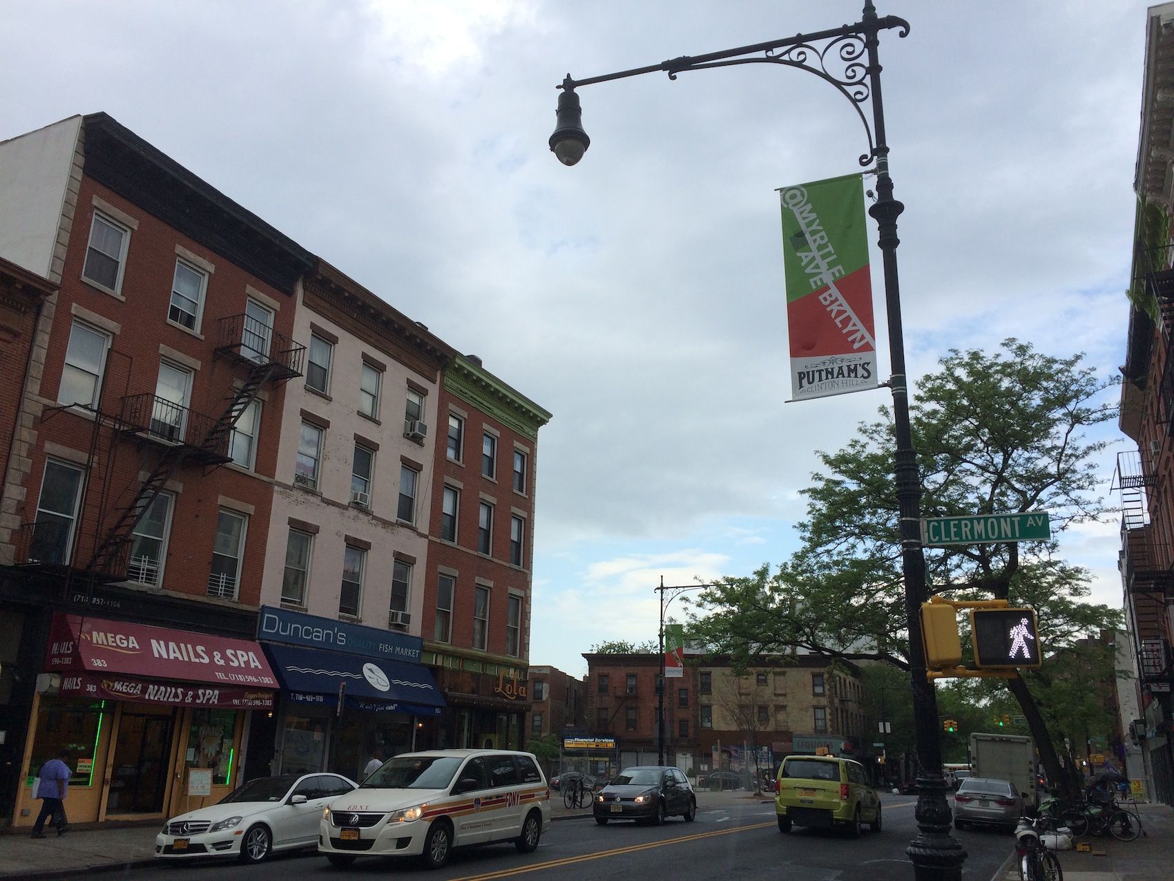 Behind The New Myrtle Avenue Business Banners