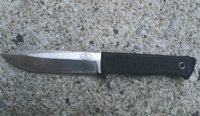 The knife police recovered at the scene. (Photo: NYPD)