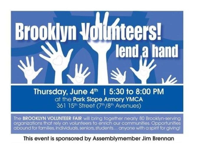 Find Ways To Get Involved In Our Community At The Brooklyn Volunteer Fair